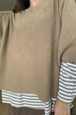 Conrad Layer Knit Camel